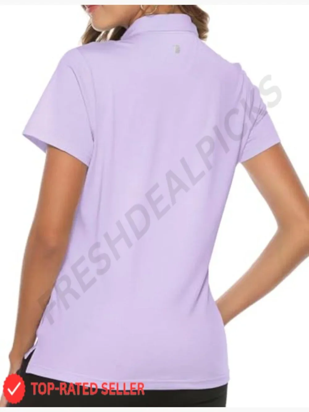 Lightweight Golf Polo Quick Dry Moisture Wicking Collared Shirt Summer - Picture 4 of 7